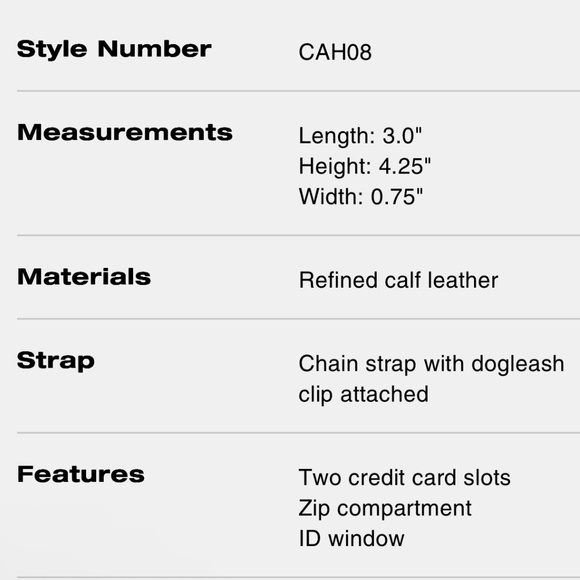 Coach ID wallet chain card case - Picture 4 of 4